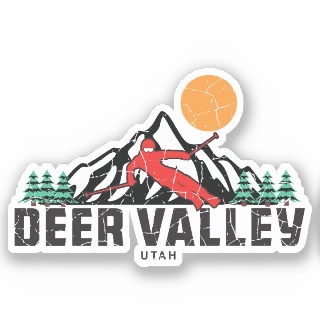 Retro Deer Valley Ski  (Front)