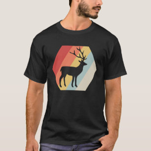 Retro Deer Vintage Hunter Forest Huting Deer T-Shirt