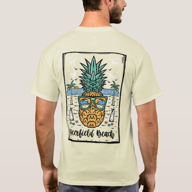 Retro Deerfield Beach T-Shirt (Back)