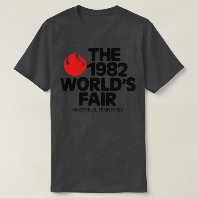 Retro Defunct Expo 82 Worlds Fair Knoxville Tennes T-Shirt (Design Front)