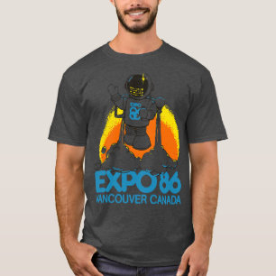 Retro Defunct Expo 86 Worlds Fair Vancouver Canada T-Shirt