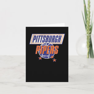 Retro Defunct Pittsburgh Pipers Basketball Card