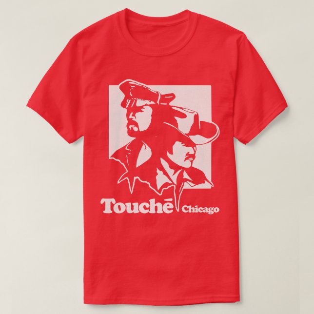 Retro Defunct Touche Chicago Gay Nightclub T-Shirt (Design Front)
