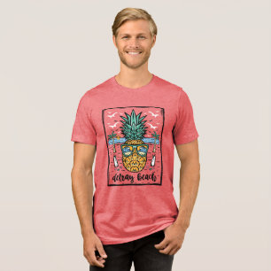 Retro Delray Beach Florida Tri-Blend Shirt