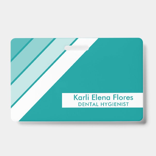 Retro Dental Office ID Badge (Front)