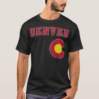 Retro Denver Colorado Home Love T-Shirt