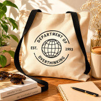 Retro Department of Overthinking Funny Gift 