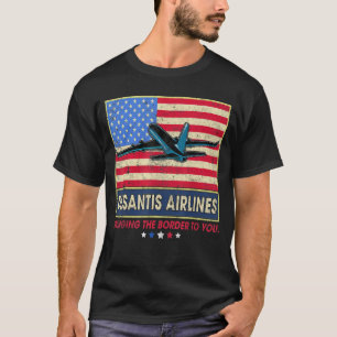 Retro DeSantis Airlines Bringing The Border To You T-Shirt