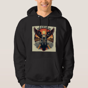 Retro Desert Highway Motorcycle Brotherhood Biker Hoodie