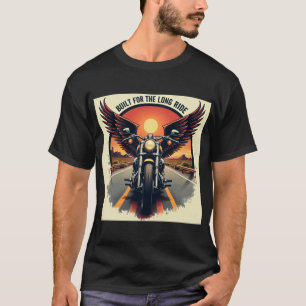 Retro Desert Highway Motorcycle Brotherhood Biker T-Shirt