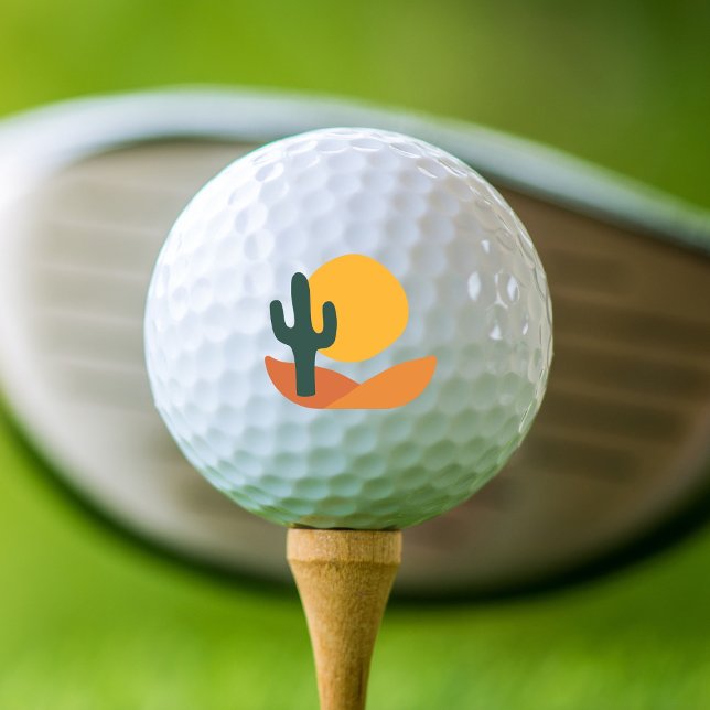 Retro Desert with Cactus Golf Balls (Creator Uploaded)