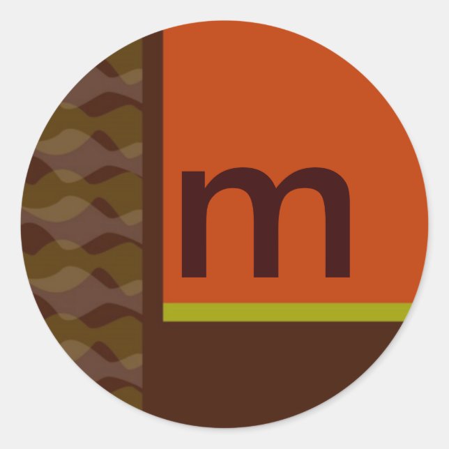 Retro design customisable stickers (Front)