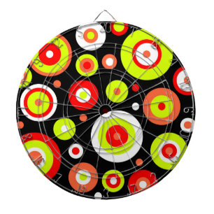 Retro design dartboard