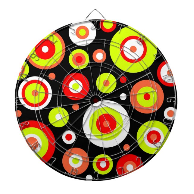 Retro design dartboard (Front)