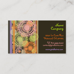 Retro design profile cards