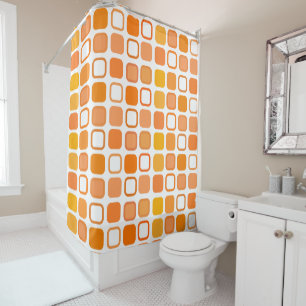 Retro Design Shower Curtain