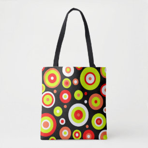 Retro design tote bag
