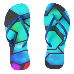 Retro designs - Cubes Thongs