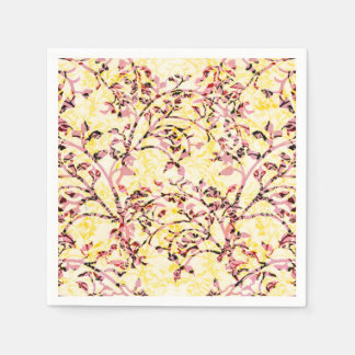 Retro dessert napkin with piped frosting details