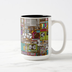 Retro Devices Recording Studio Mug