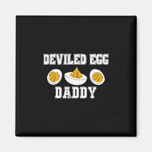 Retro Deviled Egg Daddy Funny Thanksgiving Fathers Magnet
