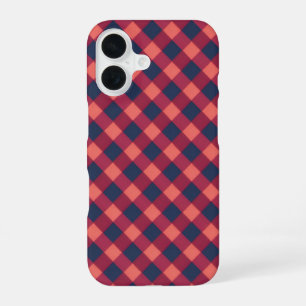 Retro Diagonal Plaid Phone Case
