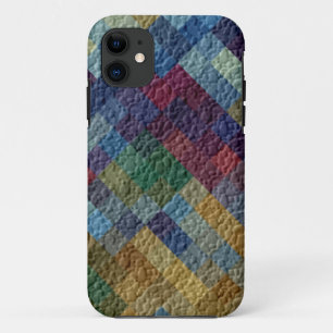 Retro diamond seamless texture wall graphic iPhone 11 case