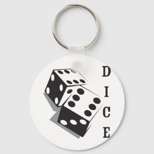 Retro Dice Key Ring