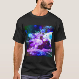 Retro Digital Aquarium Fishbowl Frutiger Aero T-Shirt