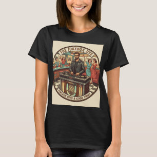 Retro Diner DJ – Spin the Classics in Style T-Shirt