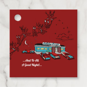 Retro Diner Favour Tags