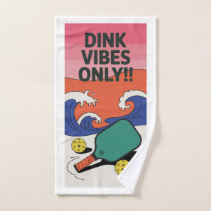 Retro Dink Vibes Only!! Paddle Sports Towel