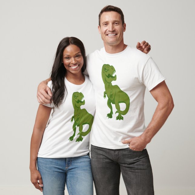 Retro Dinosaur T-shirt, Customisable T- Rex  Dino T-Shirt (Unisex)