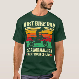 Retro Dirt Bike Dad Dirtbike Rider Motocross T-Shirt