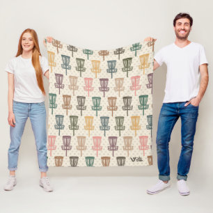 Retro Disc Golf Blanket Gift, Vintage Disc Golf