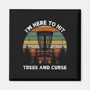 Retro Disc Golf Design For Men Women Kids Disc Gol Magnet