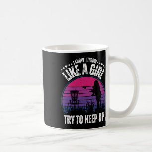 Retro Disc Golf Design For Women Girls Disc Golf P Coffee Mug