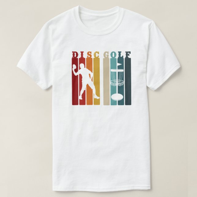 Retro Disc Golf Design | Frisbee Lover T-Shirt (Design Front)