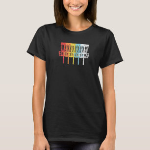 Retro Disc Golf Player Disc Golf Basket Disc Golf T-Shirt