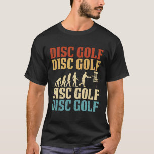 Retro Disc Golf Player Golfing Lover Golfer Sports T-Shirt
