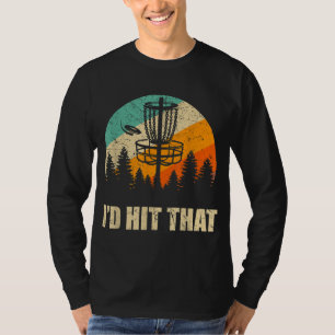 Retro Disc Golf Sport Sunset Vintage Frisbee Golf T-Shirt