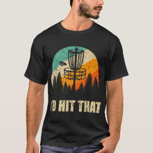 Retro Disc Golf Sport Sunset Vintage Frisbee Golf T-Shirt
