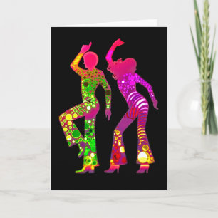 RETRO DISCO 70'S CARD