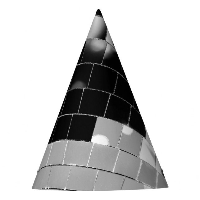 Retro Disco Ball Glam #1 #retro #wall #art Party Hat (Front)