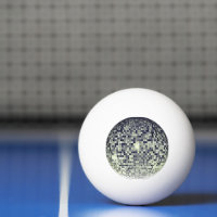 Retro Disco Ball - Graphic Ping Pong Ball