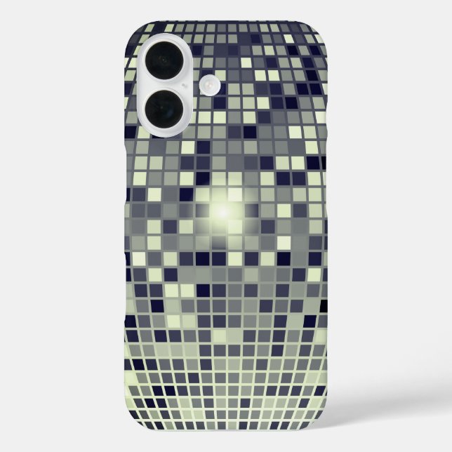 Retro Disco Ball Groove iPhone Case (Back)