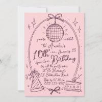 Retro Disco Ball Kids Birthday Party 