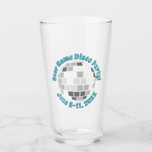 Retro Disco Ball PERSONALIZED Glass