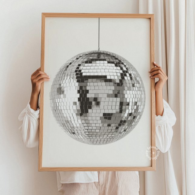 Retro Disco Ball Wall Art (Creator Uploaded)