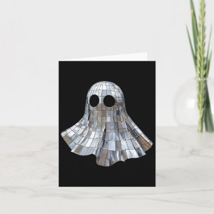 Retro Disco Boo Halloween Boo In Boujee Spooky Dis Card